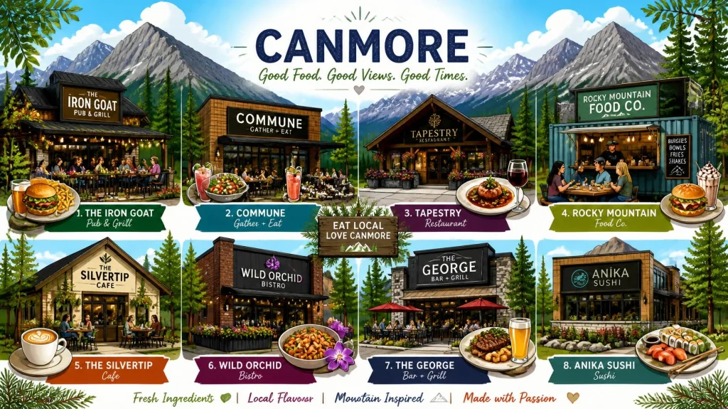 8 Canmore Restaurants to Match Your Meal and Mood