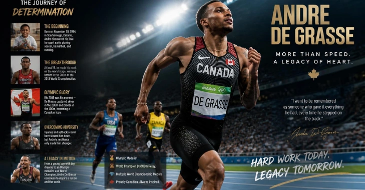 Andre De Grasse 200m: Inside His Record-Breaking Olympic Gold, Canadian Sprint Legacy, Career Milestones, and Remarkable 2026 Comeback
