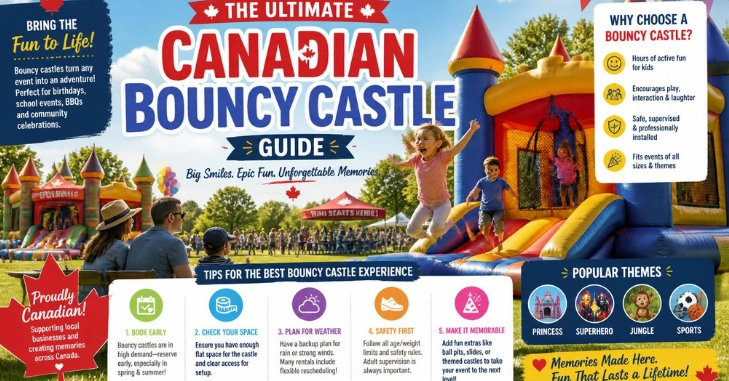 The Ultimate Canadian Bouncy Castle Guide: Safe Setup, Smart Rentals, and Family Fun