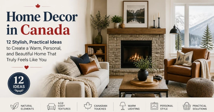 Home Decor in Canada: 12 Stylish, Practical Ideas to Create a Warm, Personal, and Beautiful Home That Truly Feels Like You