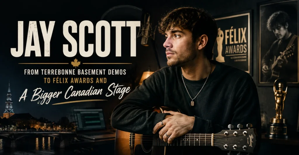 Jay Scott: The Complete Guide to His Journey From Terrebonne Basement Demos to Félix Awards and a Bigger Canadian Stage