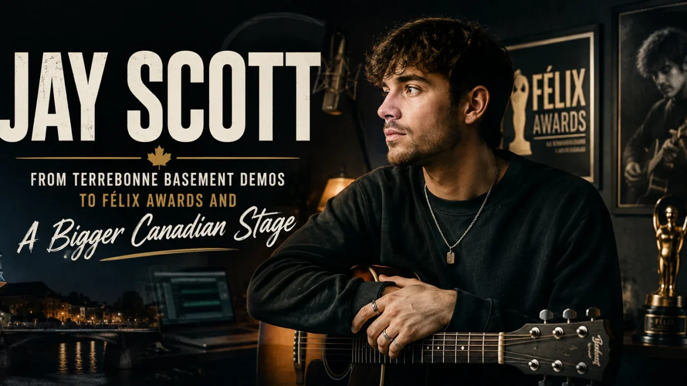 Jay Scott: The Complete Guide to His Journey From Terrebonne Basement Demos to Félix Awards and a Bigger Canadian Stage
