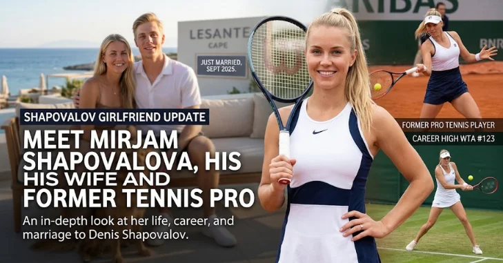Shapovalov Girlfriend Update: Meet Mirjam Shapovalova, His Wife and Former Tennis Pro