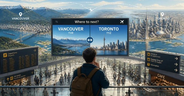 Vancouver to Toronto: which Option Makes Sense?