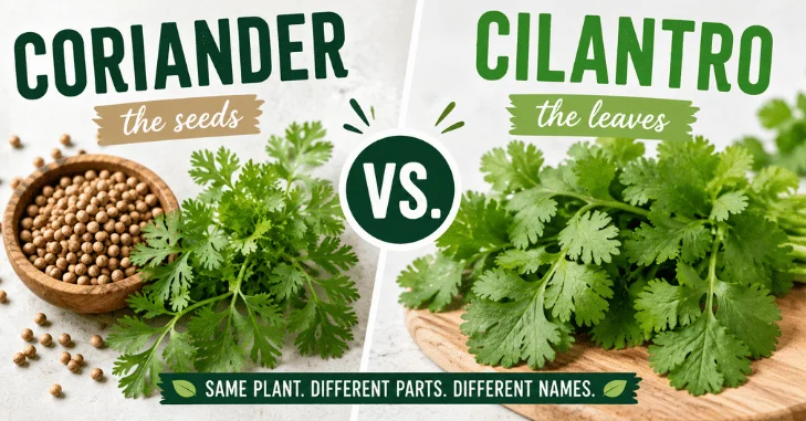 Coriander vs Cilantro: Complete Canadian Guide to Names, Differences, Flavor, Uses & Substitutes 